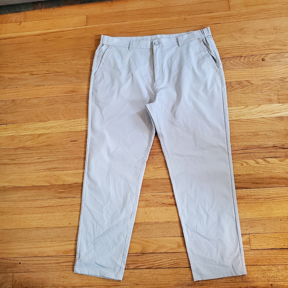 Jack Archer Jetsetter Tech Pants Mens 38x30 Gray Performance Chino Trousers